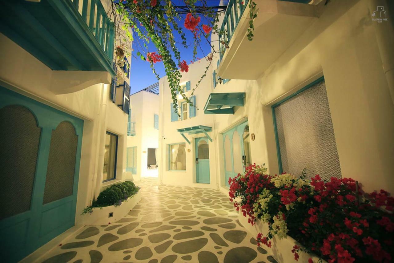 تشا أم Santorini Park Stay المظهر الخارجي الصورة